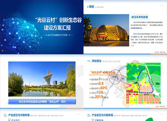 “光谷云村”創新生態谷建設方案匯報PPT 項目匯