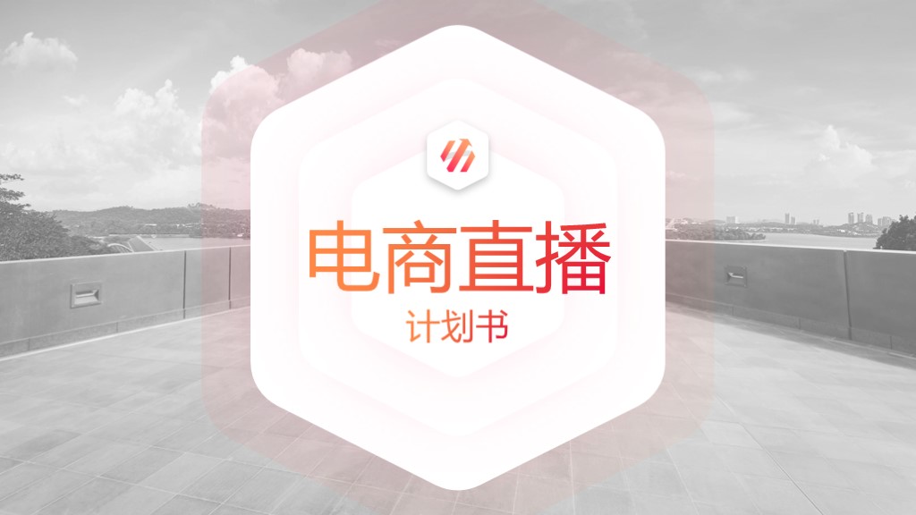 電商直播計劃書ppt美化